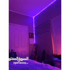  2 متوفر بكميه محدوده اضواء LED مع ريموت التحكم مقاس 3 متر و 5 متر فقط، الاسعار مكتوبه تحت بالوصف.