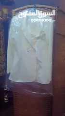  3 طقم رسمي لون ابيض