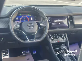  15 سكودا كودياك Sport Line  فل الفل فتحة سقف بانوراما 200 حصان  4x4- /2022  دفع رباعي 6+1