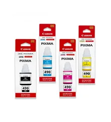  12 احبار كانون الاصلية Canon Ink Bottle Cartridge