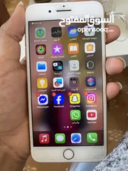  4 ايفون 8 بلس للبيع التلفون ولا خدش