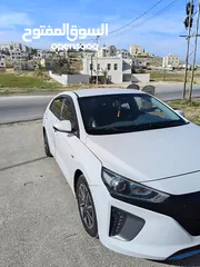  5 هيونداي ايونيك 2018 فحص للبيع لون ابيض جمرك2022 مالك واحد في الاردن