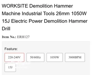  3 Demolition Hammer ERH127