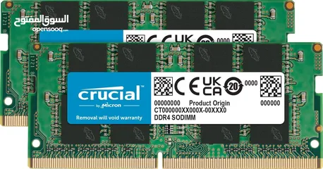  1 جديد - Crucial RAM 64GB Kit (2x32GB) DDR4 3200MHz CL22