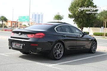  8 BIG DEAL - RAMADAN OFFER - 0% DP - BMW 640i GRAND COUPE 2015 - LOW MILEAGE - FULL AGENCY SERVICE