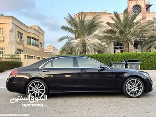  5 مرسيدس بنز S450 وكالة قرقاش أربع فصوص، خليجي موديل 2020، صبغة وكالة كامل شرط الفحص