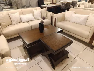  16 طاولات لغرف الضيوف خشب زان