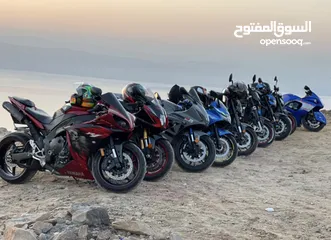  10 للبيع او للبدل على سيارة  yamaha R1