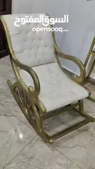 4 كرسي هزاز شبه جديد