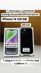  1 iPhone 14-128 GB with 100% battery - Amazing Working