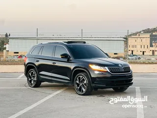  7 سكودا كودياك  فل الفل فتحة سقف بانوراما 190 حصان  4x4- /2020  دفع رباعي عداد قليل 30000