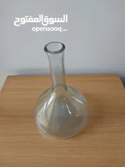  1 Vintage-Style Round Glass Vase – Unique Decorative Piece
