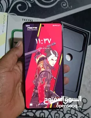  10 تكنو بوفا 6 برو 5g  جهاز نظيف ومكفول وياه ملحقاته  ذاكره 256 رام 12+12 شاشه سوبر امويلد بصمه بالشاشه