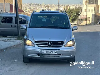  16 باص مرسيدس فيانو 2007 بنزين 7 ركاب VIP فل مسكر مع فتحة ترخيص سنة