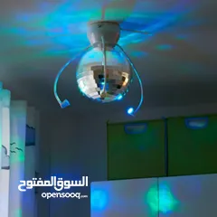  3 اضاءة كرة ديسكو دوارة من ايكيا  Ikea disco ball DANSA