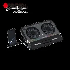  4 FANTECH NC21 NOTEBOOK COOLER LAPTOP COOLING PAD مبرد لابتوب من فانتيك
