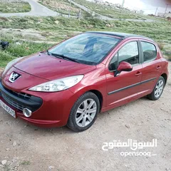  1 بيجو 207 موديل 2008 قطعت مسافه 87000 كم