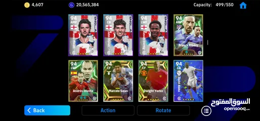  23 حساب بيس للبيع ريىتينق3130في 4600توكنزه و20مليون gp وست مدربين و500لاعب مربوط بكونامي فقط للجادين