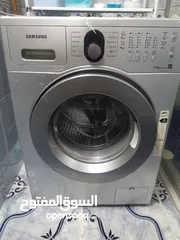  6 غسال LG بحاله الوكاله استخدام بسيط حوض وسيع موفره للكهرباء غساله باناسنك  7 كلو شاشه