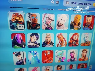  6 حساب فورت من السيزون x مدفوع عليه اثر من 300......