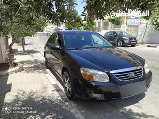  5 كيا سيراتو ترخبص 2007/فل الفل  جولد/فحص كراتين