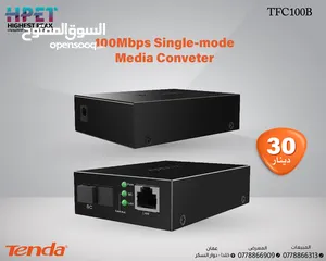  1 Tenda TFC100B محول 100Mbps Single-mode Media Conveter