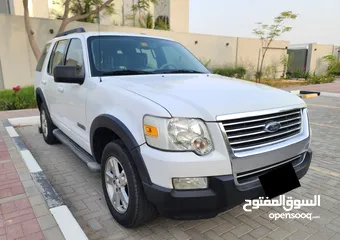  3 FORD EXPLORER 2007, XLT, LEATHER SEATS, ACCIDENT FREE, GCC