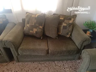  7 طقم كنب مستعمل للبيع بحاله جيده