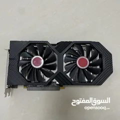  1 كرت شاشة xfx rx580 8GB نظيف بحالة الوكالة