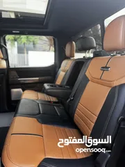 27 ford f150 platinum 2022 hybrid 3500 cc powerboost  بلاتينيوم لون كحلي و داخلية مميزة لون كاميل