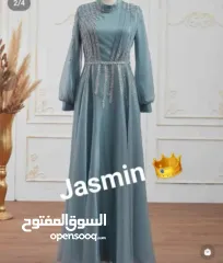  3 فساتين للمناسبات للمحجبات يوجد الوان وعدة مقاسات