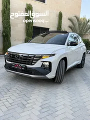  3 هونداي توسان NLine ترخيص 2023 محرك 1600 هايبرد plug in/يقطع على الشحنه 65 كيلو متر  271 حصان