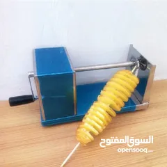  2 الة بطاطا طريقة عمل البطاطس اللولبية شرائح البطاطس الحلزونية الخضار طريقة عمل البطاطس اللولبية