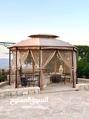  4 خيمة للقعدات الخارجية للحدائق والڤلل والعزب بمساحة غرفة ثلاث في اربعة