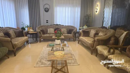  1 طقم كنب زان دانلوب نخب اول فاخر 9 مقاعد كاش فقط