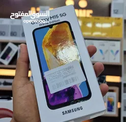  2 مستعمل ايام Samsung M15 5G رام 8 جيجا 128 أغراضة والكرتونه الأصلية متوفر توصيل