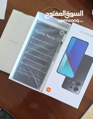  5 جهاز جديد بالكرتونة شاومي Not 13 رام 16 جيجا 256 و 512  مكفول سنة متوفر توصيل