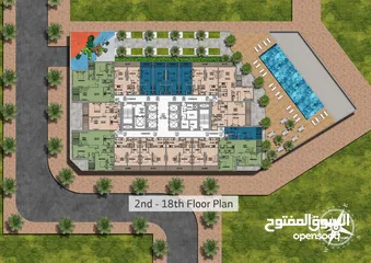  16 شقة بمساحة واسعة 938 قدم في قلب مجان، وبالقرب من معالم الجذب السياحية في دبي