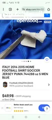  1 قميص منتخب ايطاليا 2014 بالة أصلي