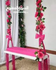  15 مراجيح معلقه داخليه وخارجيه متوفرة مع ورد وبدون الورد