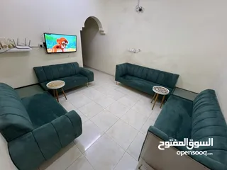  3 كنبات وكبت وتسريحه وكرفايه