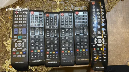  4 ريموت ريموتات متفرقة  اصلية مكيفات/تلفزيون (سوني  iphone Samsung gree haier sona gree midea  petra)