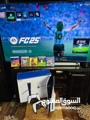  9 Playstation 5 Slim Blueray  بلاستيشن 5 سلم