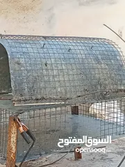  7 فرن طابون متحرك صنع من طين طول 85 العرض 65 سم صاج مقلفن بشتغل ع حطب وع غاز