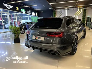  7 2016 Audi RS6 Station Wagon /GCC/ All Service History at ALNABOODA