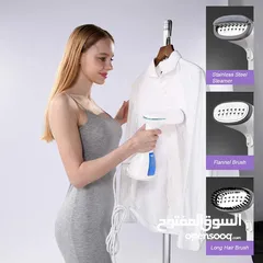  9 Portable Garment Steamer Fabric Wrinkle Remover Water Tank, 30-Second Fast Heat-up, Auto-Off, Fabric