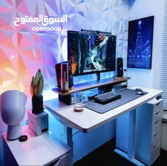  7 لمبة طاولة مضيئة +  panel 3d