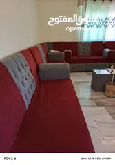  4 جلسه عربيه مكونه من 7 مقاعد مع طاولات تفصيل