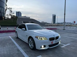  18 للبيع BMW 528 الموتر خليجي ((كيت M كااامل وكالة ))  موديل 2015