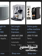  2 Delonghi coffee machine